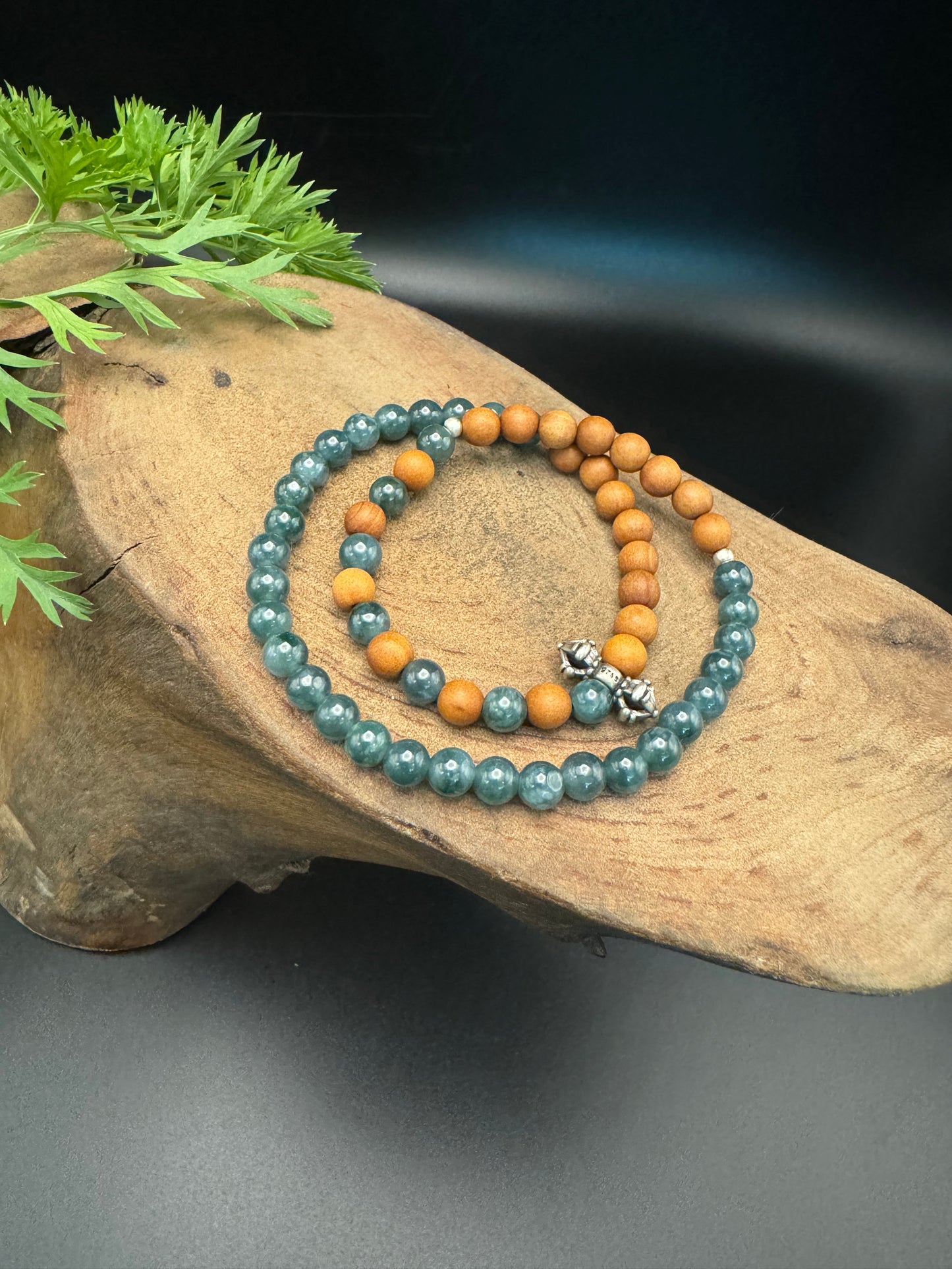 Blue Water Vajra Pestle Bracelet