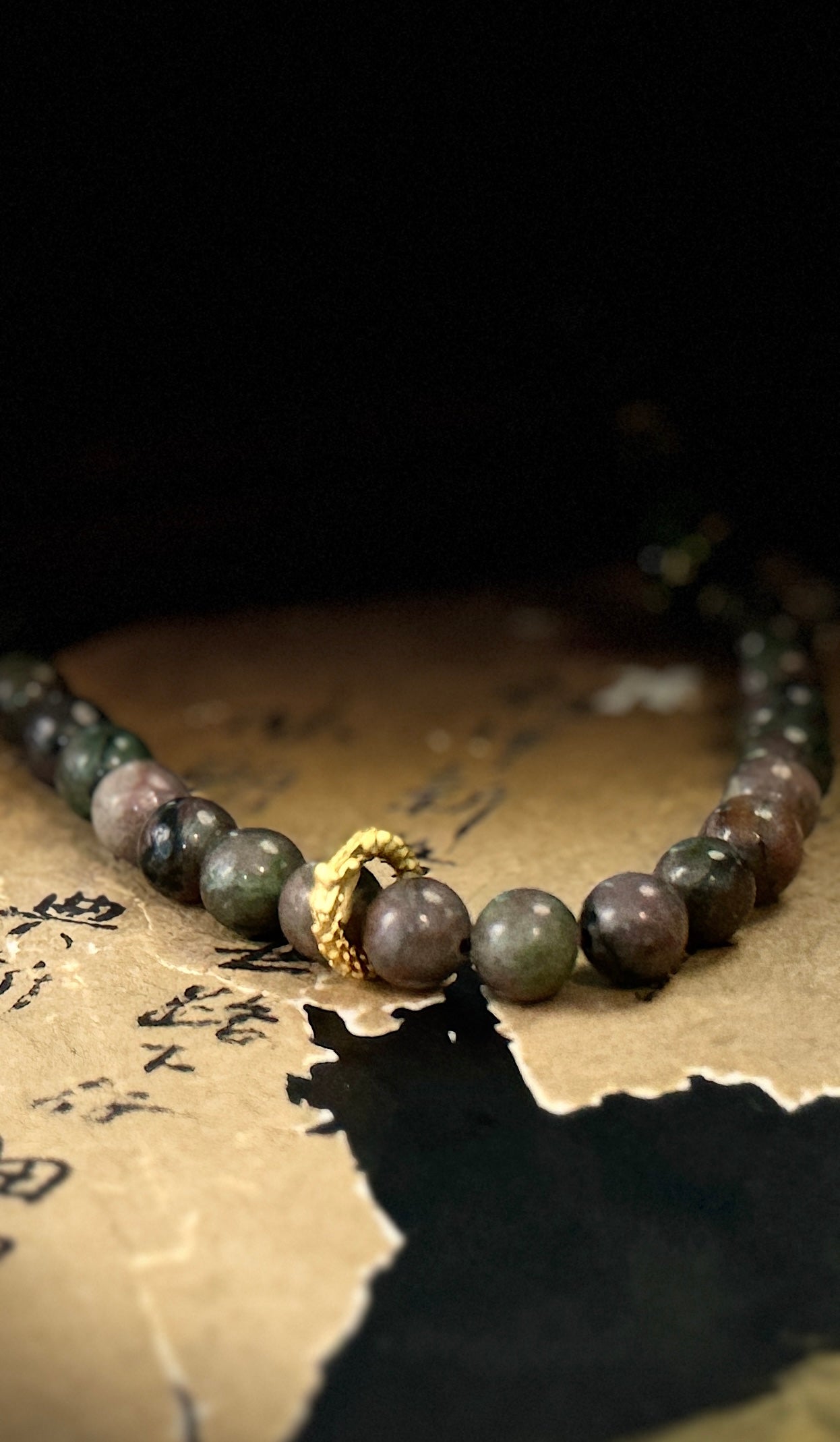 Garnet Sandalwood Bracelet