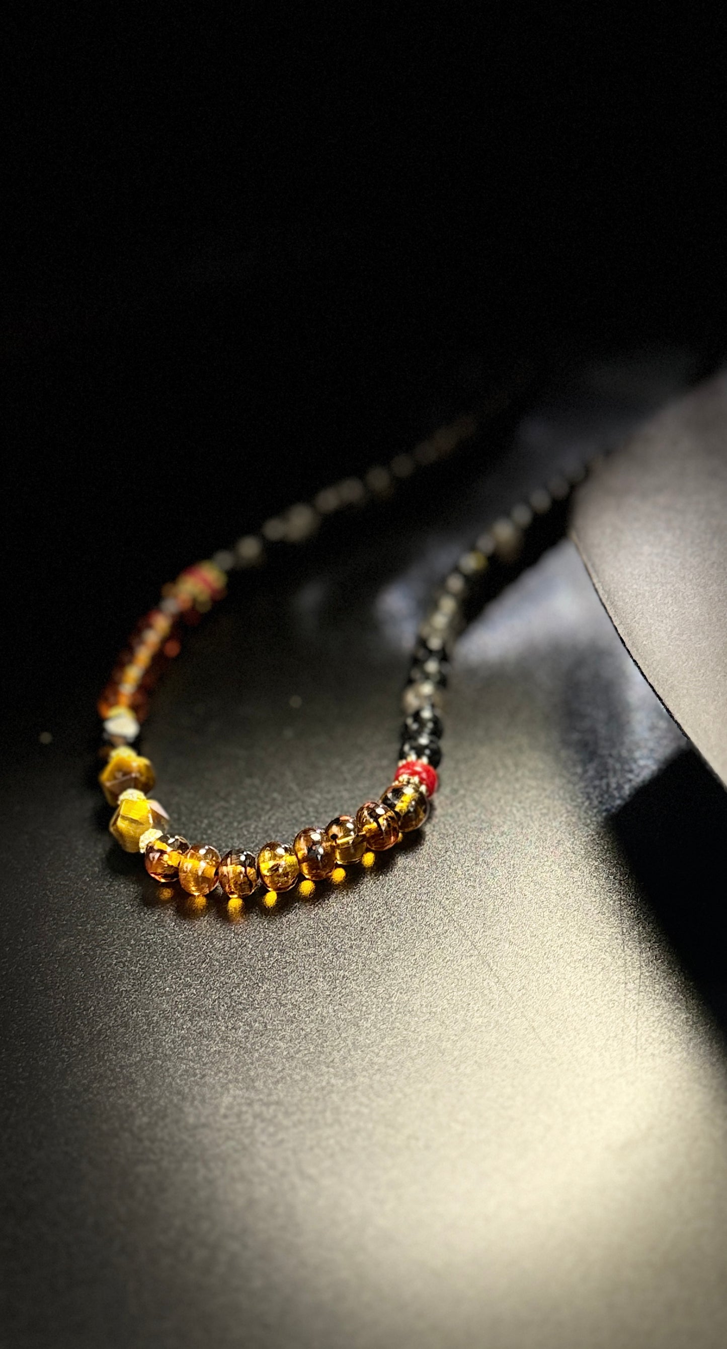 Tiger's Eye Amber Stacked Bracelet