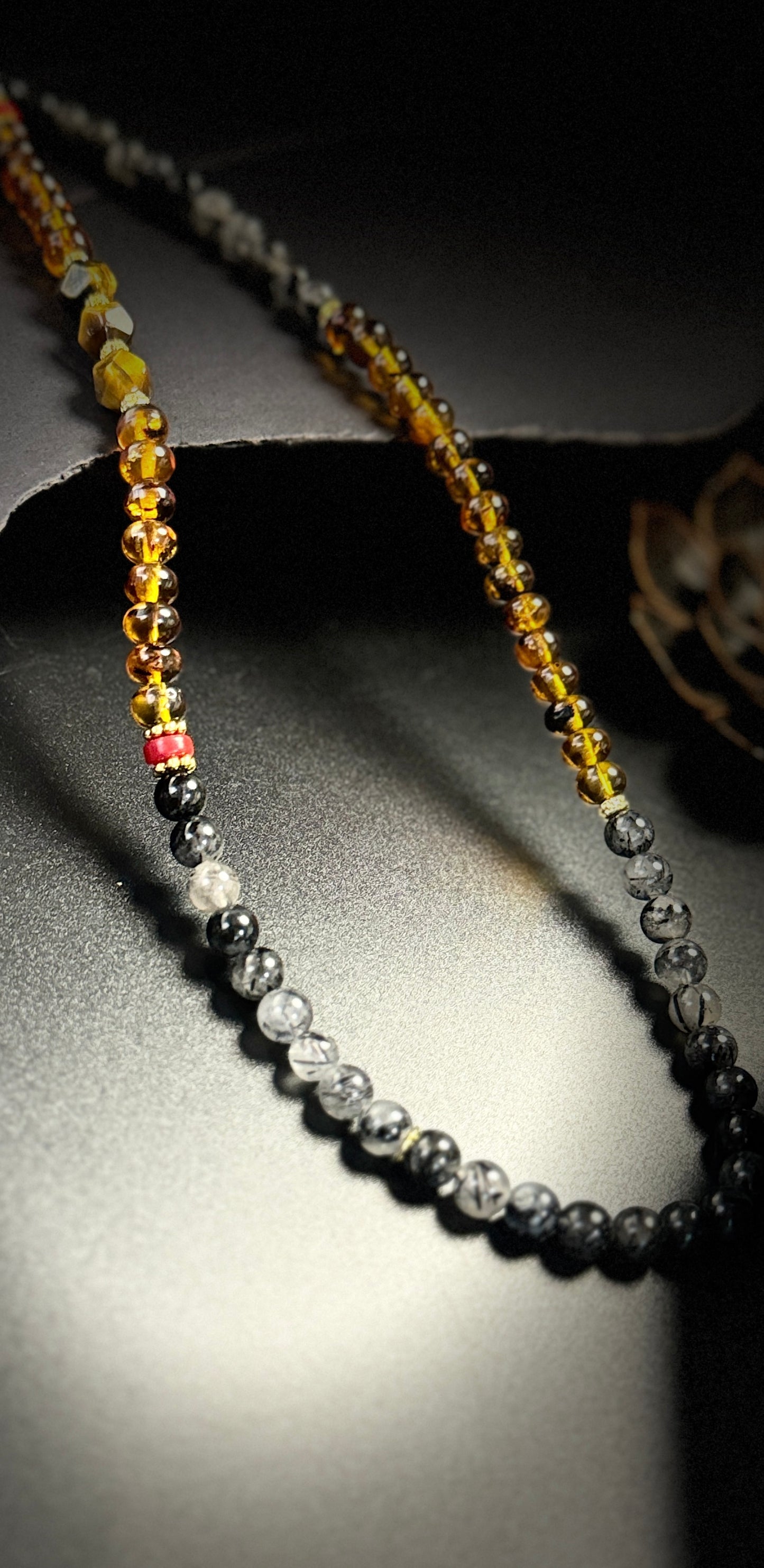 Tiger's Eye Amber Stacked Bracelet