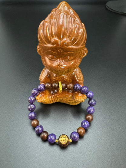 Black Myth: Wukong Series - Purple Dragon Crystal Bracelet