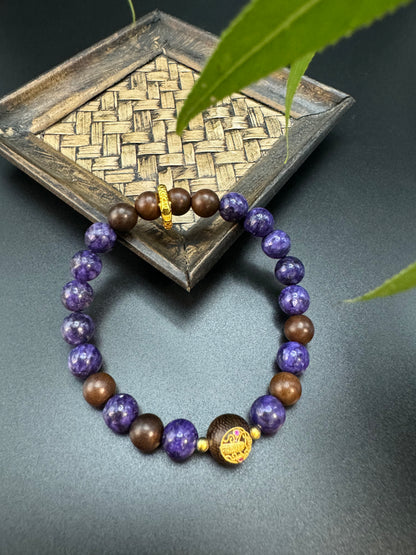 Black Myth: Wukong Series - Purple Dragon Crystal Bracelet