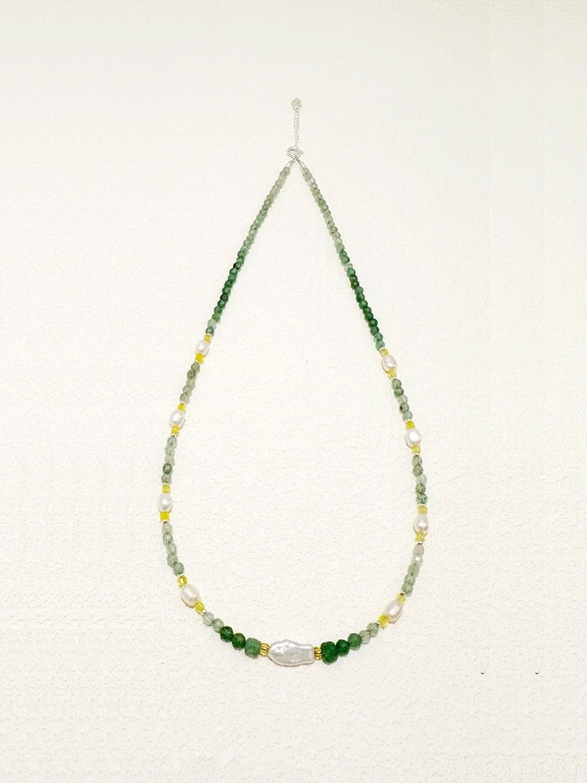 Eternal Grace: Pine, Plum, and Cranes Feng Shui Necklace from the painting of the same name in the collection of The Palace Museum. - HIGHNOTE