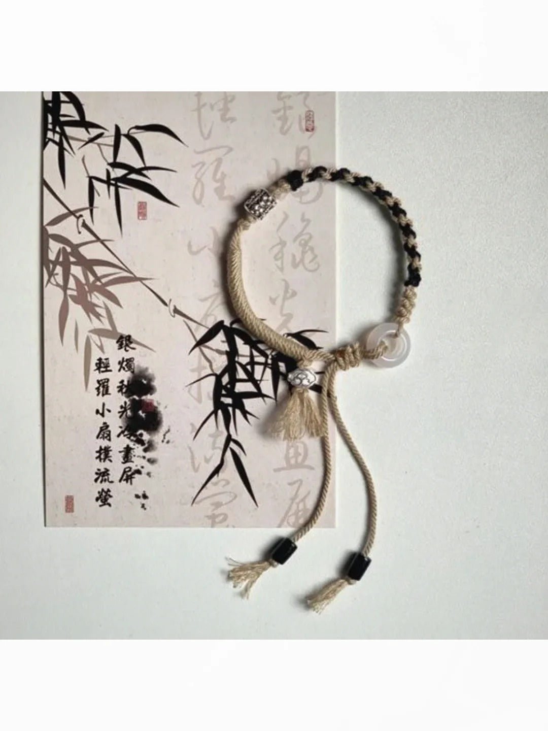 Harmony of East and West: Blossoms and Birds Feng Shui Bracelet originated from The Palace Museum's work of the same name - HIGHNOTE